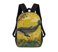 sinyumoney Whale in Fantasy Forest-1 School Backpack Lightweight Schoolbag Dayback Bookbag College for Camping Outdoor Adventures And Daily Travel 17inch