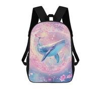 sinyumoney Whale in Fantasy Galaxy Backpack School Lightweight Airport College Students Back Pack for Girl, Teen Girls 17inch