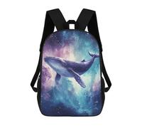sinyumoney Whale in Space Art Print-1 Rucksack Water Resistant Computer Rucksack for Camping Outdoor Adventures And Daily Travel 17inch