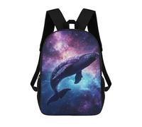 sinyumoney Whale in Space Artwork Backpack School Bag Business Durable Laptop Bag for Boys/Girls/Teenagers 17inch