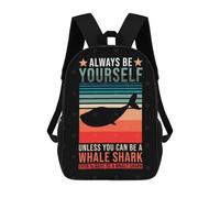 sinyumoney Whale Shark Backpacks 3D Printed Kids School Backpack Outdoor Casual Daypack Fashion Casual Children Backpacks Cute Travel Bags 17inch