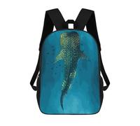 sinyumoney Whale Shark in Blue Water Backpack School Daypacks Business Backpack Water Resistant Bookbag for Teenage Girls Boys Women Men 17inch