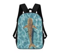 sinyumoney Whale Shark in Turquoise Water Ronaldo Backpack, Children's Backpack, Student School Bag, Book Bag, 3D Printed School Bag For Boys And Girls, 17inch