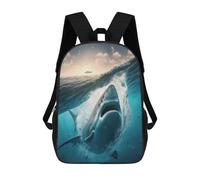sinyumoney Whale Shark School Backpack Business Laptop Rucksack Bag Unisex Casual Daypack for Boys/Girls/Teenagers 17inch
