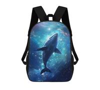 sinyumoney Whale Shark School Backpack Large Lightweight Casual Backpack for Boys/Girls/Teenagers 17inch