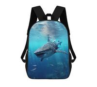 sinyumoney Whale Shark Water Backpacks 3D Printed Kids School Backpack Outdoor Casual Daypack Fashion Casual Children Backpacks Cute Travel Bags 17inch