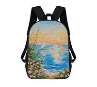 sinyumoney Where Time Pauses Rucksack Daypacks Business Backpack Water Resistant Bookbag for Girl, Teen Girls 17inch