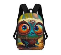 sinyumoney Whimsical Forest Creature Backpack School Bag Lightweight Casual Daypack School Backpacks for Girl, Teen Girls 17inch