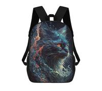 sinyumoney Whimsical Watercat Portrait School Backpack Work Business College School for Campus Outdoor Travel Sports 17inch