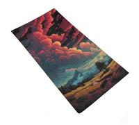 sinyumoney Whispering Fields A Serene Landscape Bathroom Towels Oversized Highly Absorbent Quick Dry Towel Perfect The Home 35x73cm