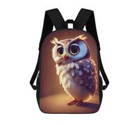 sinyumoney Whispering Owl Majesty Backpack School Large School Backpack for Boys - Perfect for Travel, Work And Daily Use 17inch