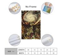 sinyumoney Whispering Winds Nature's Breath Wall Pictures Living Room for Rustic Bath Decor Canvas Wall Art 24x36inch(60x90cm)