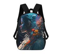 sinyumoney Whispers of The Moonlit Forest Backpacks 3D Printed Kids School Backpack Outdoor Casual Daypack Fashion Casual Children Backpacks Cute Travel Bags 17inch