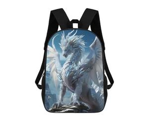 sinyumoney White Heaven Elder Dragon Backpack School Lightweight Schoolbag Dayback Bookbag College for Men/Women 17inch