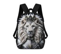 sinyumoney White Lion King Backpack School Bag Work Laptop Backpack Rucksack Bag for Boys/Girls/Teenagers 17inch