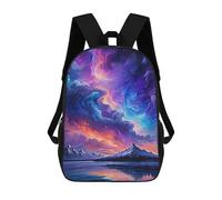 sinyumoney Wild Colorful Sky Backpack School Business Durable Laptop Bag for Camping Outdoor Adventures And Daily Travel 17inch