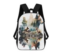 sinyumoney WILD DOGS Backpack 3D Printed School Bag For Boys High Capacity Travel Backpacks Book Bags Boys School Bag Mochila 17inch