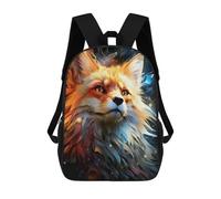 sinyumoney Wild Fox Art Backpack School Bag Travel College Rucksack Backpacks for Camping Outdoor Adventures And Daily Travel 17inch