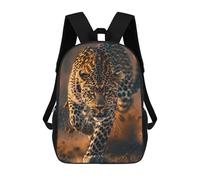 sinyumoney Wild Leopard Children's Backpacks School 3D Printed Bag Bookbag for Kids Travel Rucksacks Boy Girl Book Bags Kids School Bag 17inch