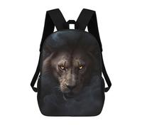 sinyumoney Wild Lion Halloween Poster School Backpack Business Laptop Rucksack Bag Unisex Casual Daypack for Boys/Girls/Teenagers 17inch