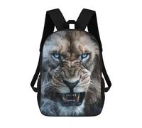 sinyumoney Wild Lion Roar -2 Children’s Backpack Girls Boys, 17 Inch Rucksack Bag, Daypack, Primary School, Perfect for Back to Kids