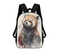 sinyumoney Wild Red Panda School Backpack 3D Printed School Bags Boys Girls Laptop Backpack for Kids/Students/Adults 17inch