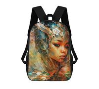 sinyumoney Wild Shy Queen Children's Backpack, 3D Printed School Backpack, Backpack for Boys Girls, Adjustable School Bag for Primary School 17inch