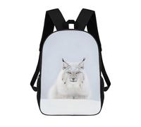 sinyumoney Wild Snow Lynx Spirit Cat School Backpack Work Laptop Backpack Rucksack Bag for Teenage Girls Boys Women Men 17inch