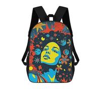 sinyumoney Wild Space Fantasy Backpack School Bag Rucksack Casual Daypacks School Work Travel Bag for Girl, Teen Girls 17inch