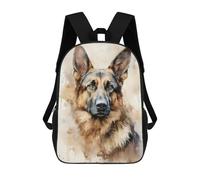 sinyumoney Wildlife Wonderland Prints Backpack, Children's Backpack, Student School Bag Bookbag Rucksack, 3D Printed School Bag for Boys Girls 17inch