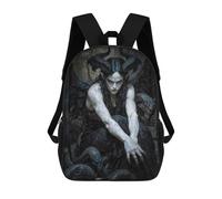 sinyumoney Wings of The Nocturne Serpent, Lilith Backpack School Bag School Secondary High School College Backpack Travel for Teenage Girls Boys Women Men 17inch