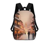 sinyumoney Winter Warmth Backpack School Bag School Secondary High School College Backpack Travel for Boys/Girls/Teenagers 17inch