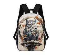 sinyumoney Winter Watchful Guardian School Backpack Secondary Causal Travel High School Bags for Teenage Girls Boys Women Men 17inch