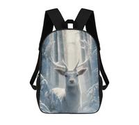 sinyumoney Winter Wonderland Deer-2 School Bags Computer Rucksack for School/Work/Travel for Camping Outdoor Adventures And Daily Travel 17inch