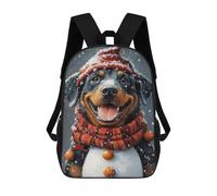 sinyumoney Winter Wonderland Dog-11 School Backpack Large School Backpack for Boys for Campus Outdoor Travel Sports 17inch