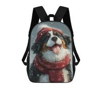 sinyumoney Winter Wonderland Dog-18 Backpack School Large School Backpack for Boys for Teenage Girls Boys Women Men 17inch