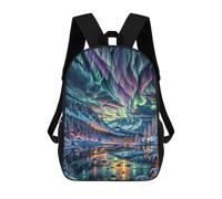 sinyumoney Winter Wonderland Rucksack Fashion Stationery Backpack Waterproof Casual Daypacks for Men, Women & Teenage Boys 17inch