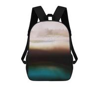 sinyumoney Winters Dusk School Bags Lightweight Airport College Students Back Pack for School/Work/Travel 17inch