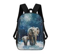 sinyumoney Winters Gentle Giants School Backpack for Girls Backpack Water Repellent Casual Daypack Lightweight Rucksack Boy Girl School Backpack 17inch
