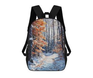 sinyumoney Winters Path Rucksack Large School Backpack for Boys - Perfect for Travel, Work And Daily Use 17inch