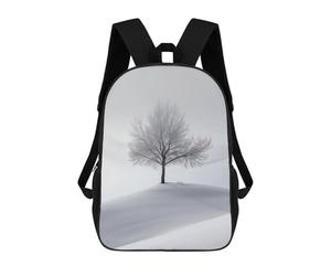 sinyumoney Winters Silent Sentinel School Bags Water Resistant Travel Backpack Computer Bag for Campus Outdoor Travel Sports 17inch