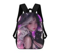 sinyumoney Witch with Black Cat School Bags Computer Rucksack for School/Work/Travel for Camping Outdoor Adventures And Daily Travel 17inch