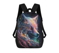 sinyumoney Wolf Enchantment Spells Backpack School Water Resistant Travel Backpack Computer Bag for School/Work/Travel 17inch