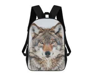 sinyumoney Wolf Face Rucksack Computer Rucksack for School/Work/Travel for Girl, Teen Girls 17inch