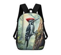sinyumoney Woodpecker on Tree Backpack School Bag Travel College Rucksack Backpacks for Campus Outdoor Travel Sports 17inch