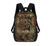 sinyumoney Wrath School Backpack Water Resistant Travel Backpack Computer Bag - Perfect for Travel, Work And Daily Use 17inch