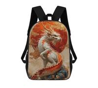 sinyumoney Year Of The Dragon Zodiac Backpack School Bag Travel College Rucksack Backpacks for Camping Outdoor Adventures And Daily Travel 17inch