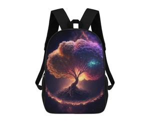sinyumoney Yggdrasil The Tree of Life Children's Backpacks Kids Fun School Bag Boys Backpack Travel Bag Student Schoolbag Book Stationery Bag Chool Bags 17inch
