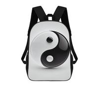 sinyumoney Yin And Yang Elegance Children’s Backpack Girls Boys, Rucksack Bag, Daypack, Primary School, Perfect for Back to Kids School Or PE, Gifts And Travel 17inch