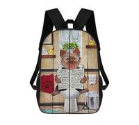 sinyumoney Yorkshire Terrier Children's School Backpack Fashion Casual Children's Backpacks 3D Printed School Bags Boy Large Backpack 17inch